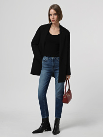 Прямые джинсы Only модель 15327303_Medium Blue Denim Фото