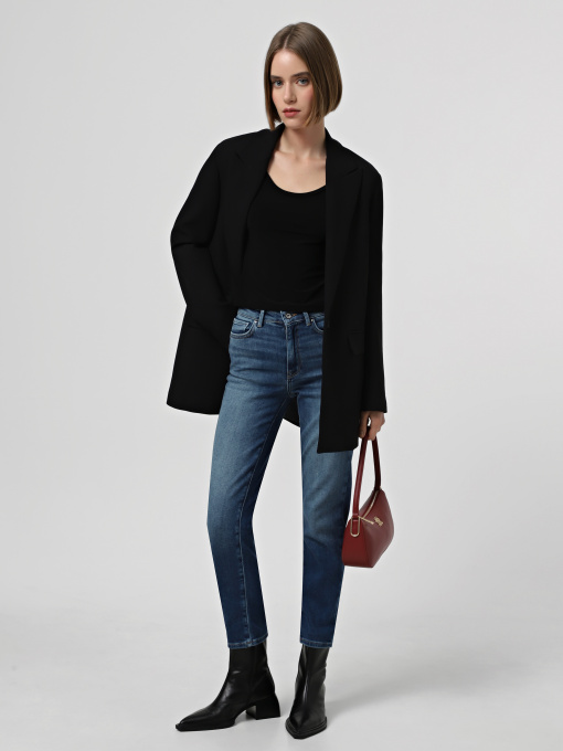 Прямые джинсы Only модель 15327303_Medium Blue Denim Фото