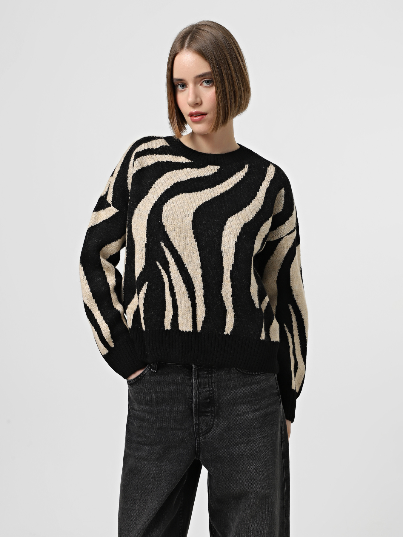 Джемпер Only модель 15328215_Black Humus Фото