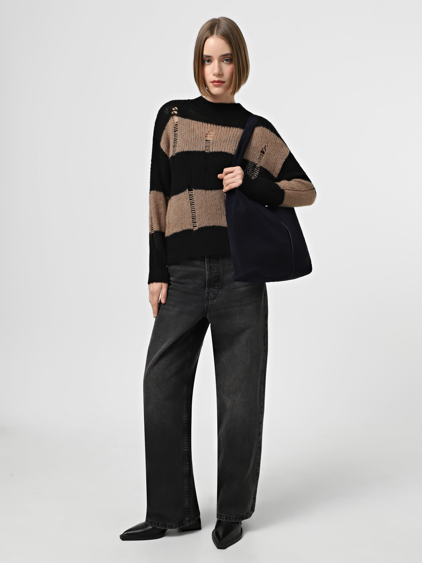 Джемпер Only модель 15328220_Black Caribou Фото