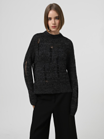 Джемпер Only Модель 15328220_Black Dark Gray Twist Фото