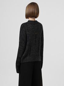 Джемпер Only модель 15328220_Black Dark Gray Twist Фото