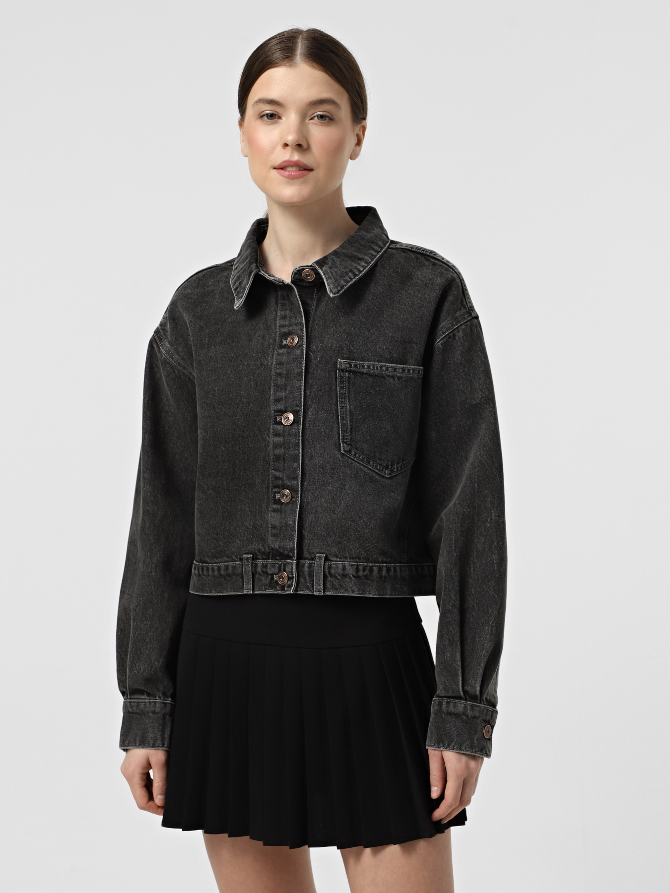 Джинсова куртка Only модель 15330000_Light Grey Denim Фото