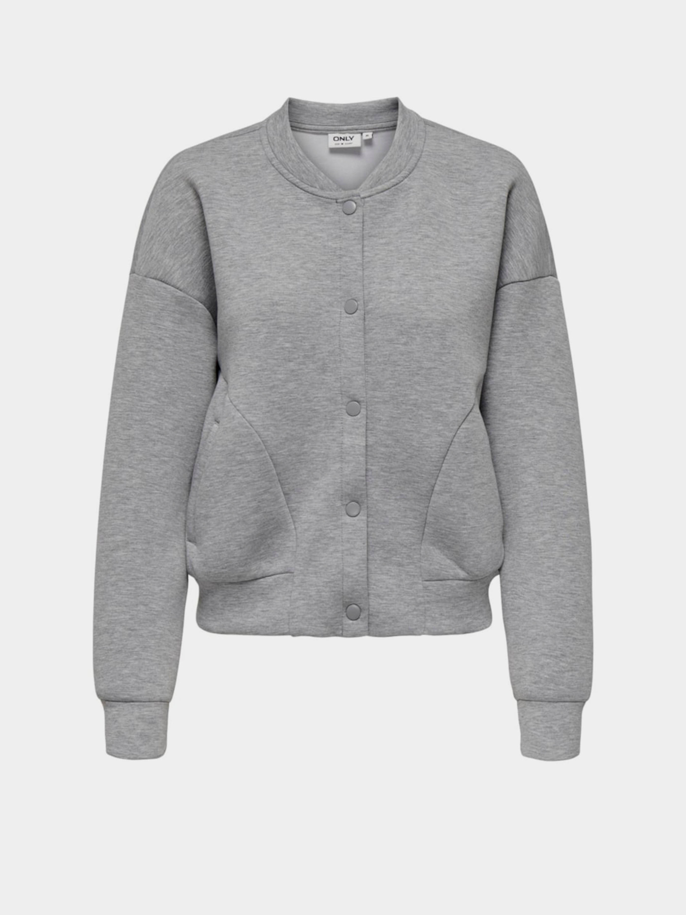 Бомбер Only модель 15336901_Light Grey Melange Фото