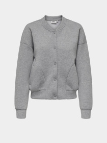Бомбер Only модель 15336901_Light Grey Melange Фото