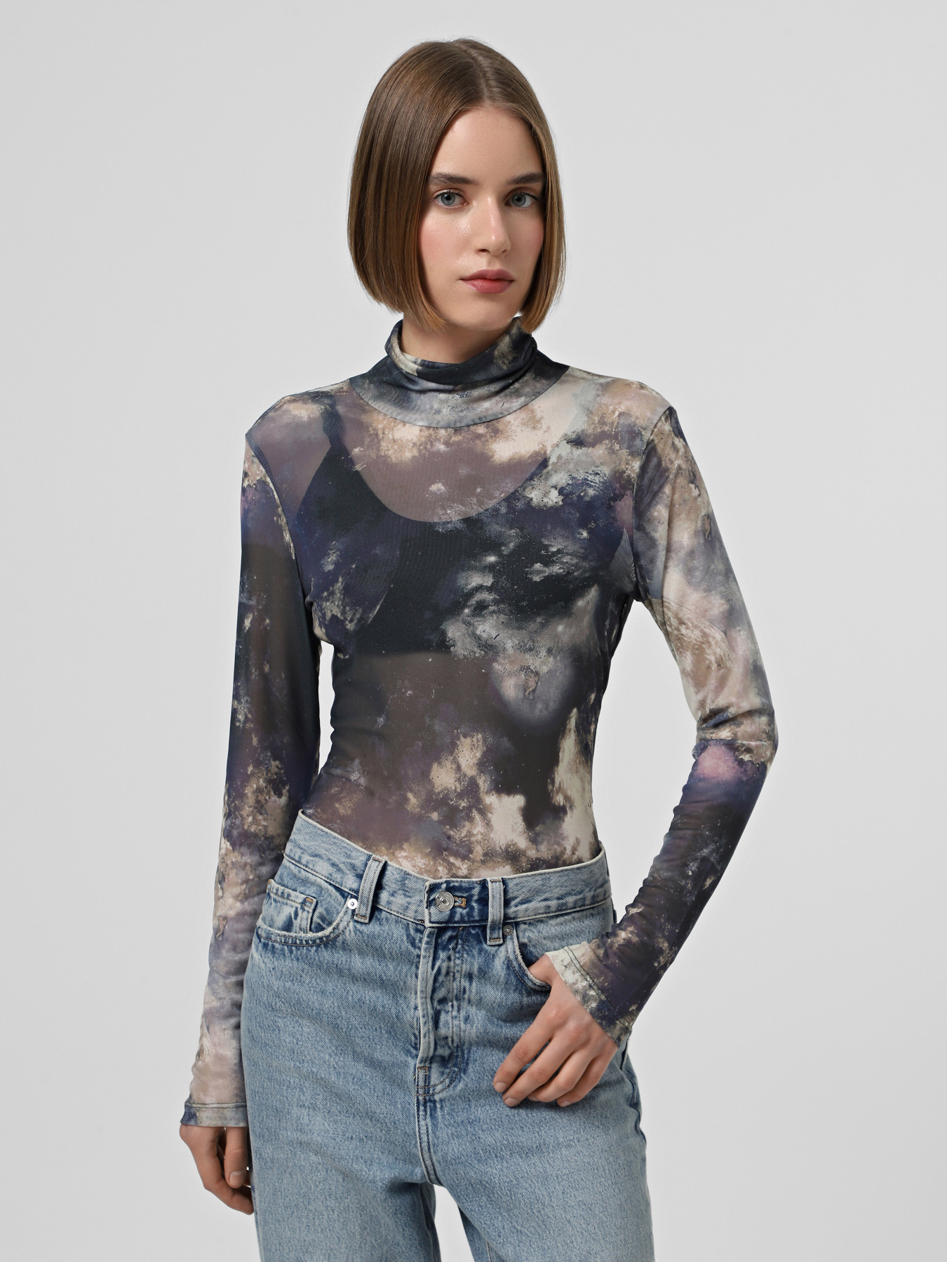 Водолазка Only Модель 15337469_Blanc De Blanc Galaxy Фото