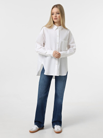 Широкие джинсы Only модель 15323180_Dark Blue Denim Фото