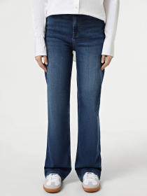 Широкие джинсы Only модель 15323180_Dark Blue Denim Фото