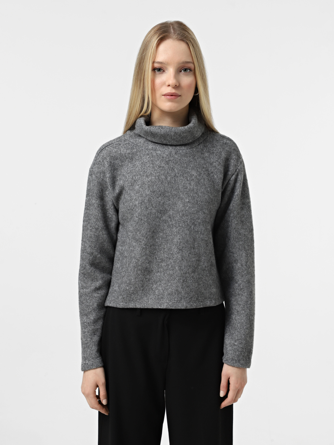 Светр Only модель 15330909_Light Grey Melange Фото