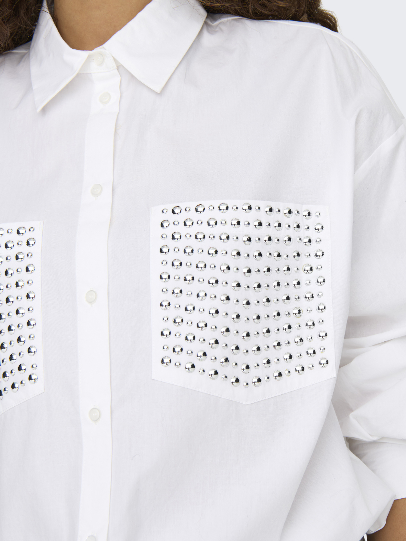 Рубашка Only модель 15334082_Bright White Фото