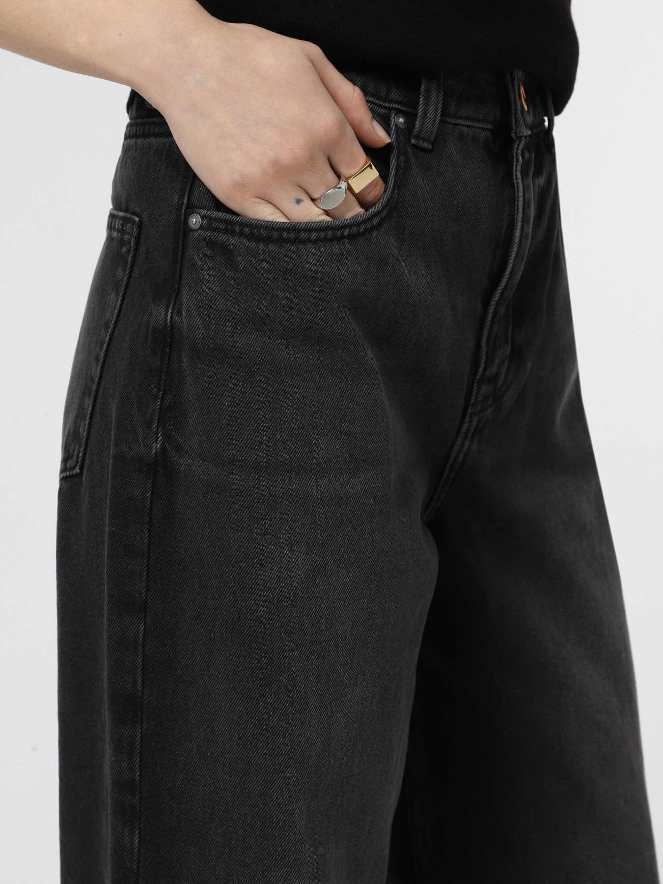 Прямі джинси Only модель 15311288_Washed Black Фото