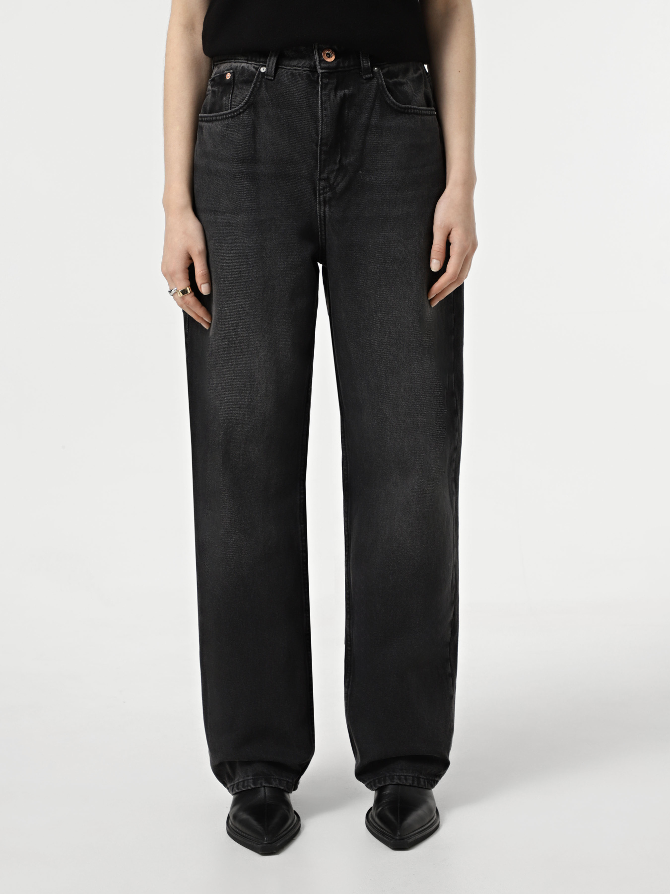 Прямі джинси Only модель 15311288_Washed Black Фото