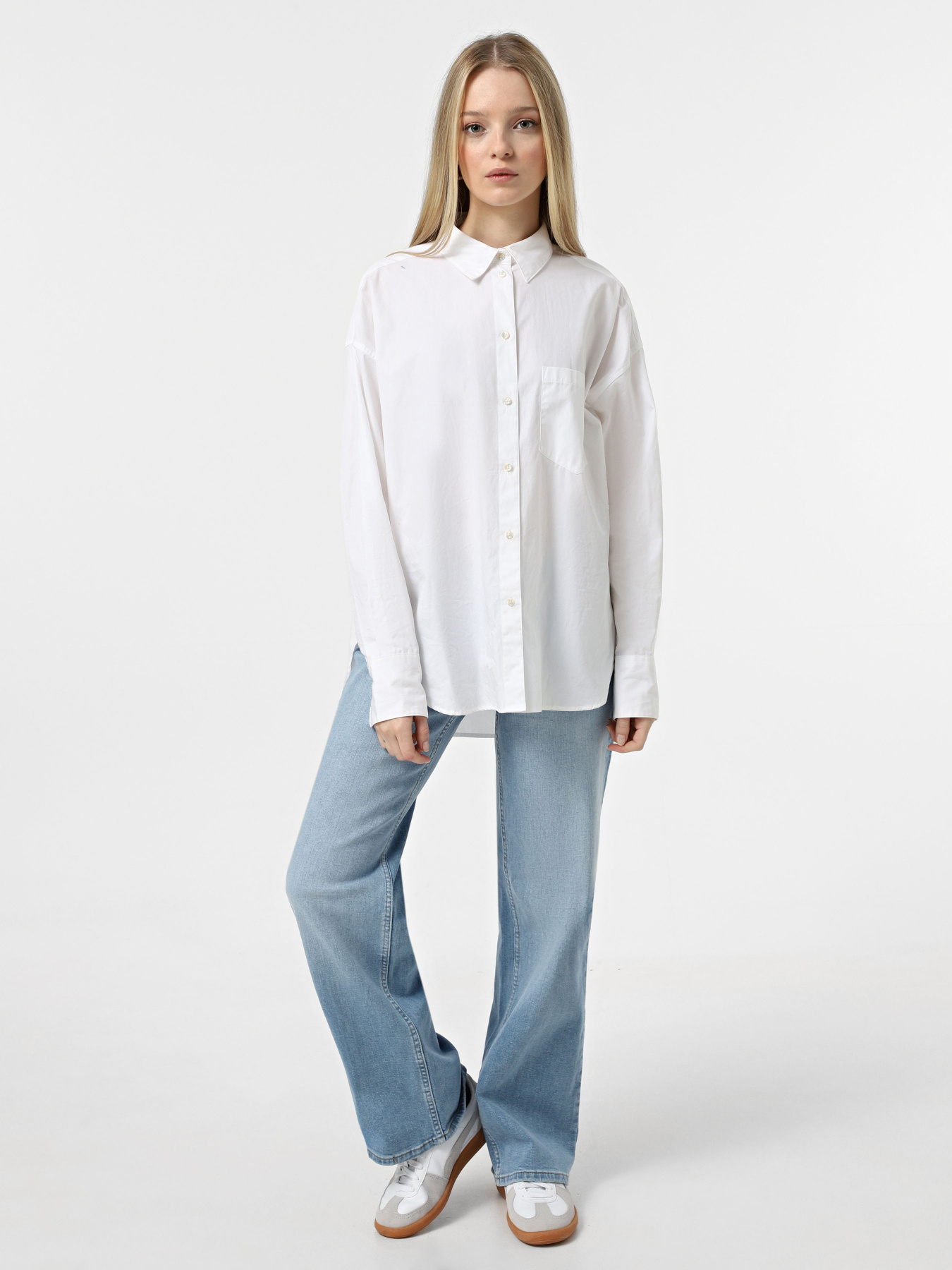 Широкі джинси Only Модель 15339699_Light Blue Denim Фото