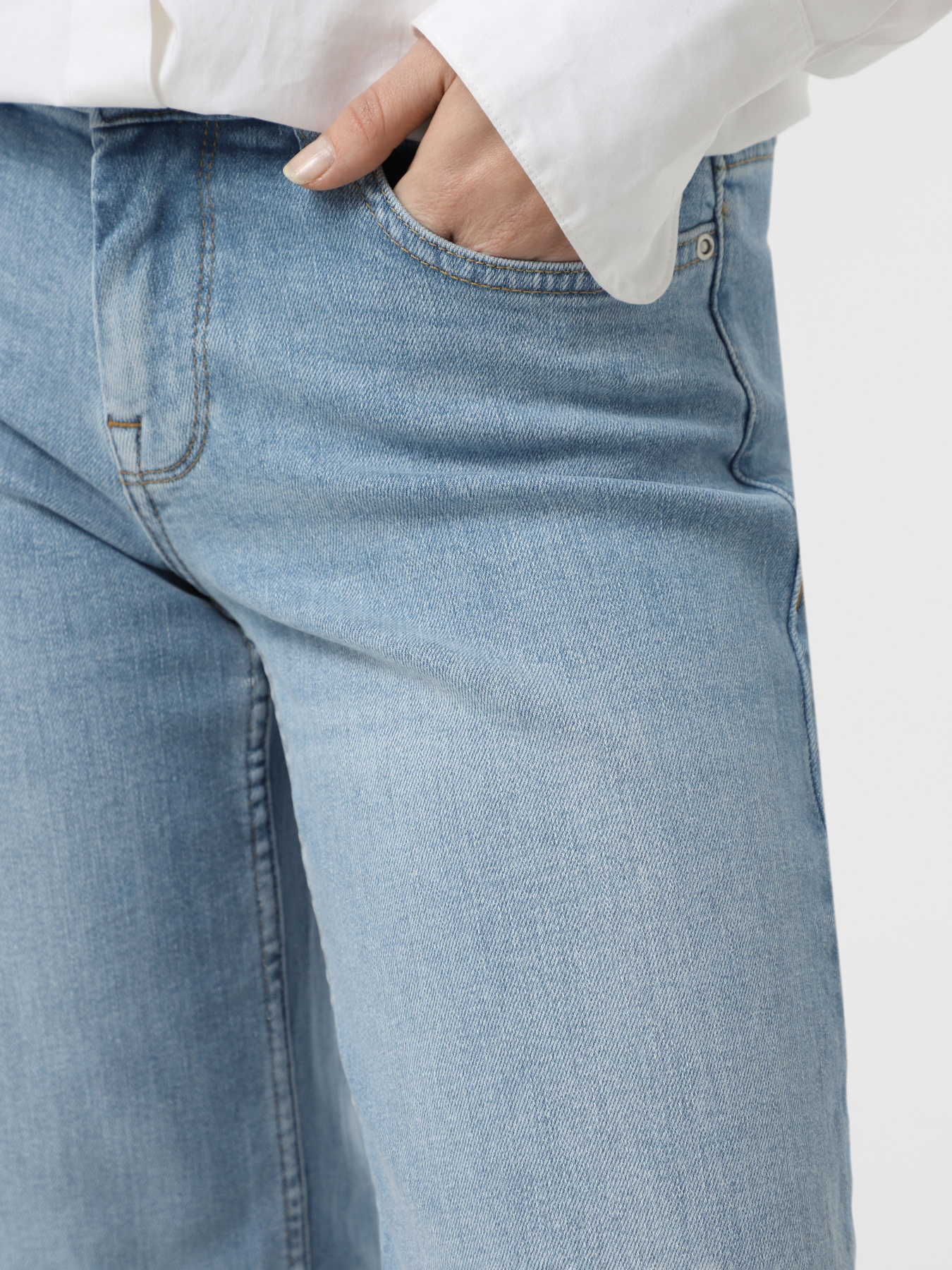 Широкі джинси Only Модель 15339699_Light Blue Denim Фото