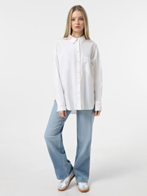 Широкие джинсы Only модель 15339699_Light Blue Denim Фото