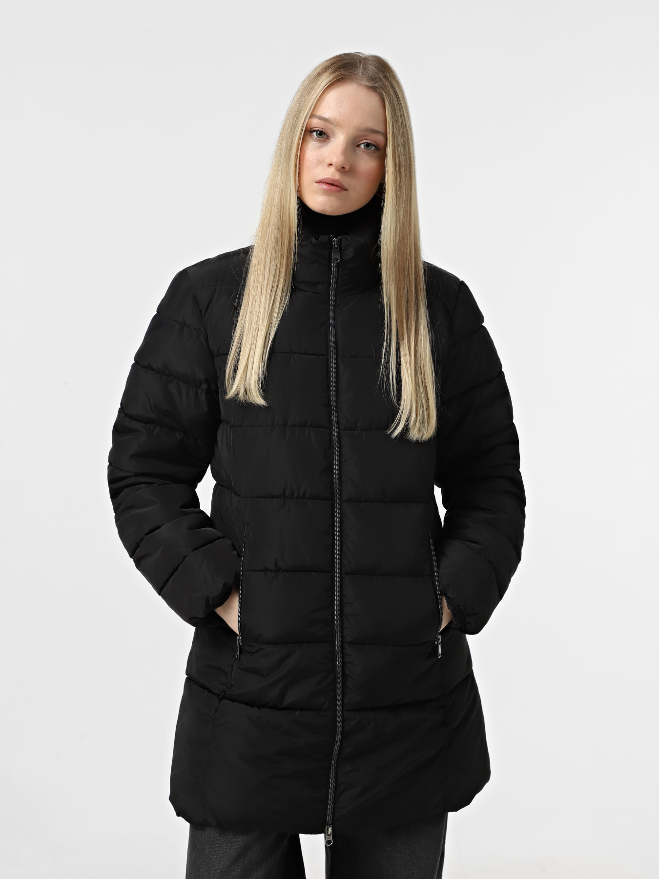 Зимова куртка Only модель 15323238_Black GUNMETAL ZIPPER Фото