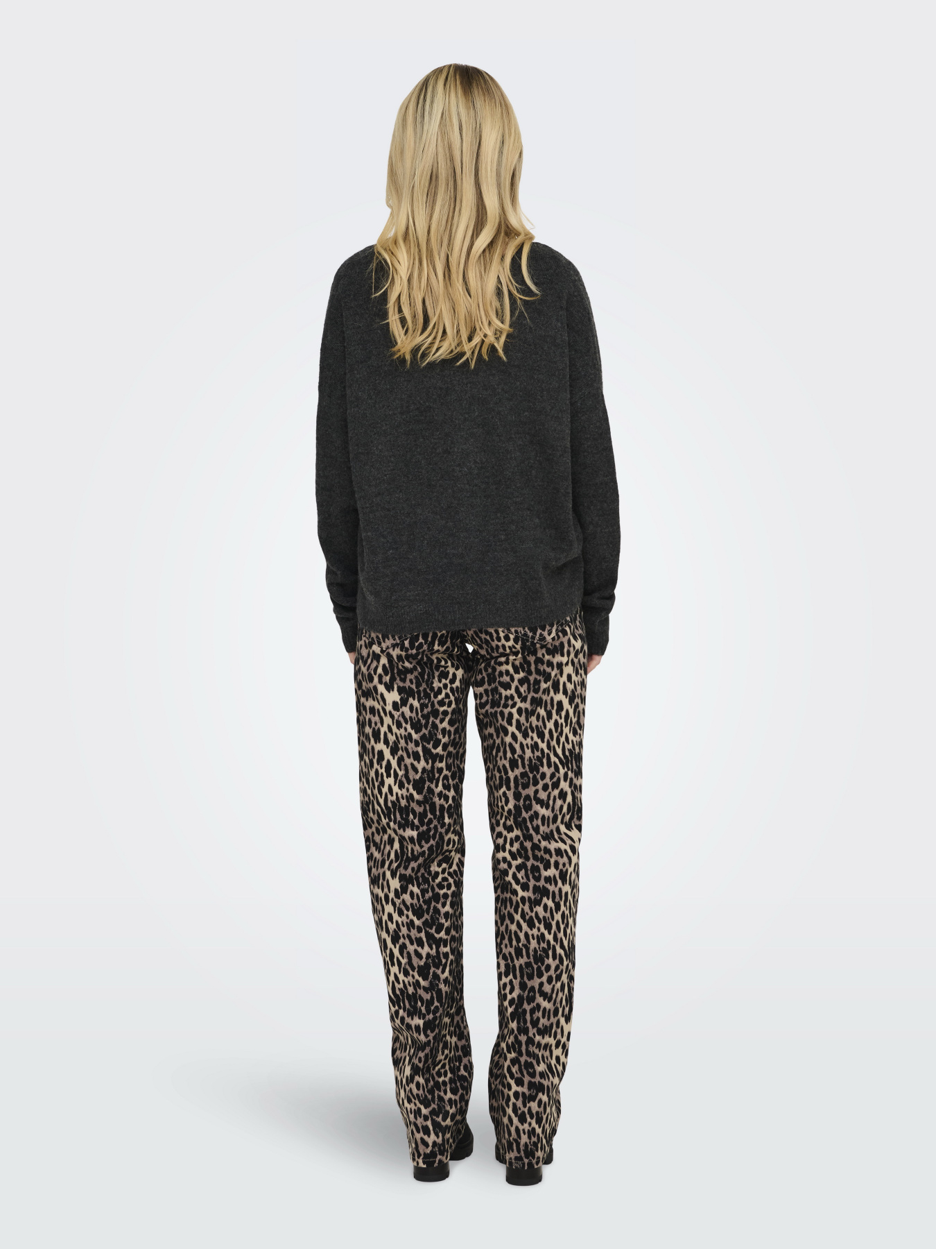 Джемпер Only модель 15329229_Dark Grey Melange Black la Фото