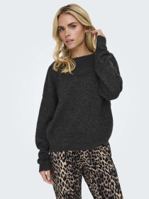 Джемпер Only модель 15329229_Dark Grey Melange Black la Фото