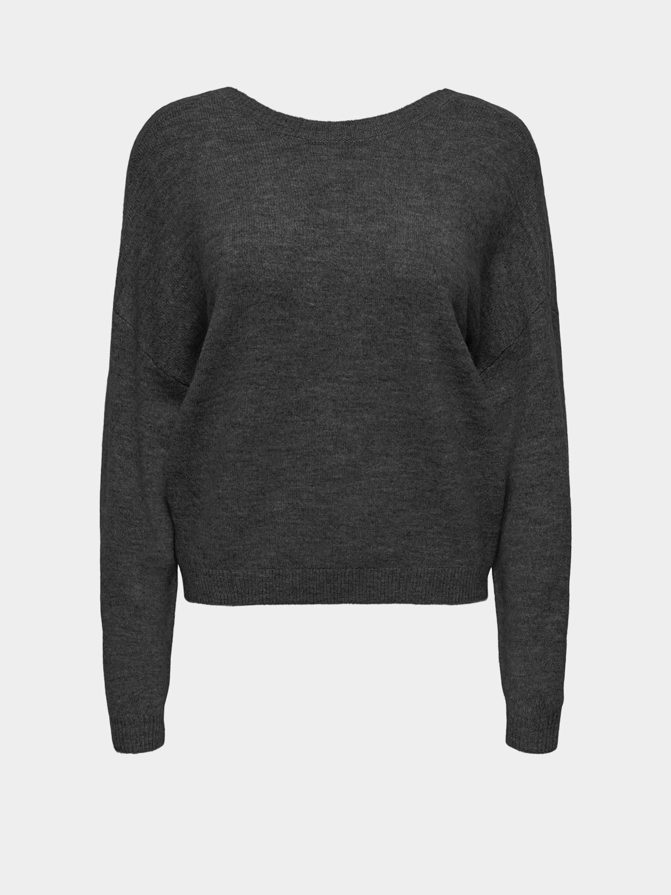 Джемпер Only модель 15329229_Dark Grey Melange Black la Джемпер Only модель 15329229_Dark Grey Melange Black la Фото