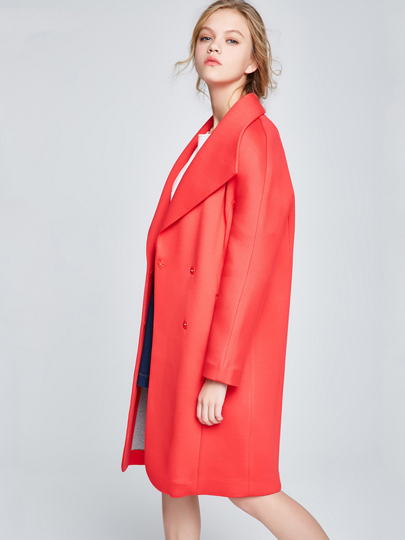 Пальто Only модель 117136513F16_червоний Фото