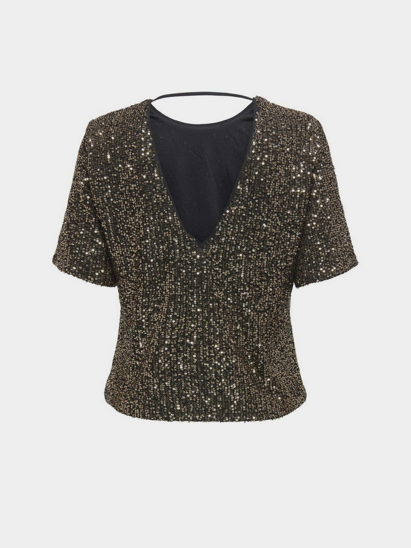 Блуза Only модель 15336591_Black BLACK W. BLACK SEQUI Фото