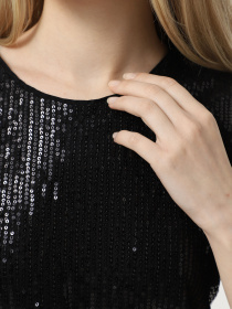 Блуза Only модель 15336591_Black BLACK W. BLACK SEQUI Фото