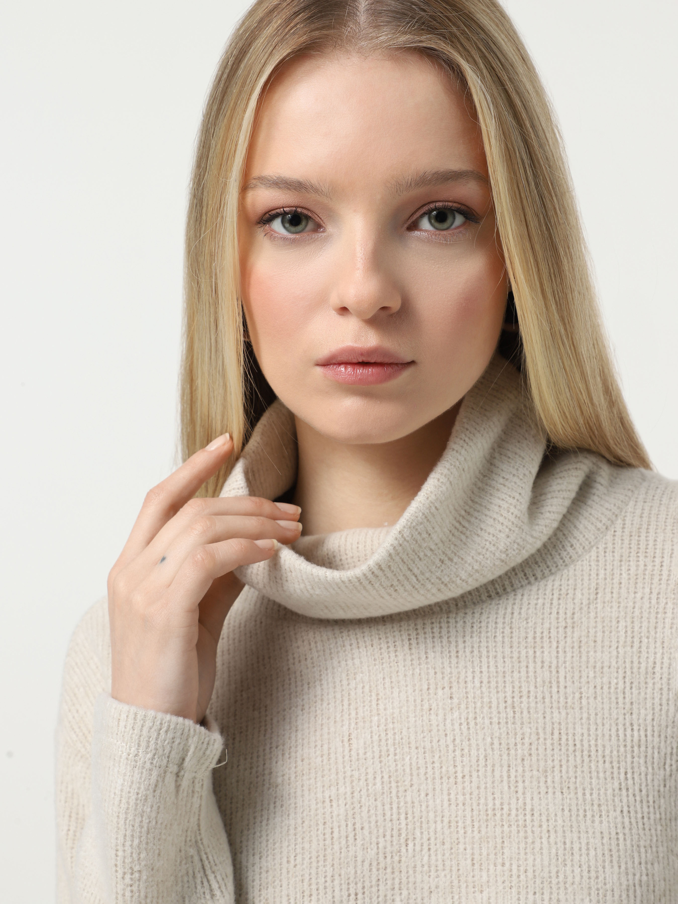 Свитер Only модель 15330909_Oatmeal Melange Фото