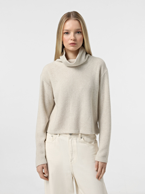 Свитер Only модель 15330909_Oatmeal Melange Фото