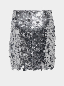 Спідниця міні Only модель 15336231_Silver W SILVER SEQUINS Фото