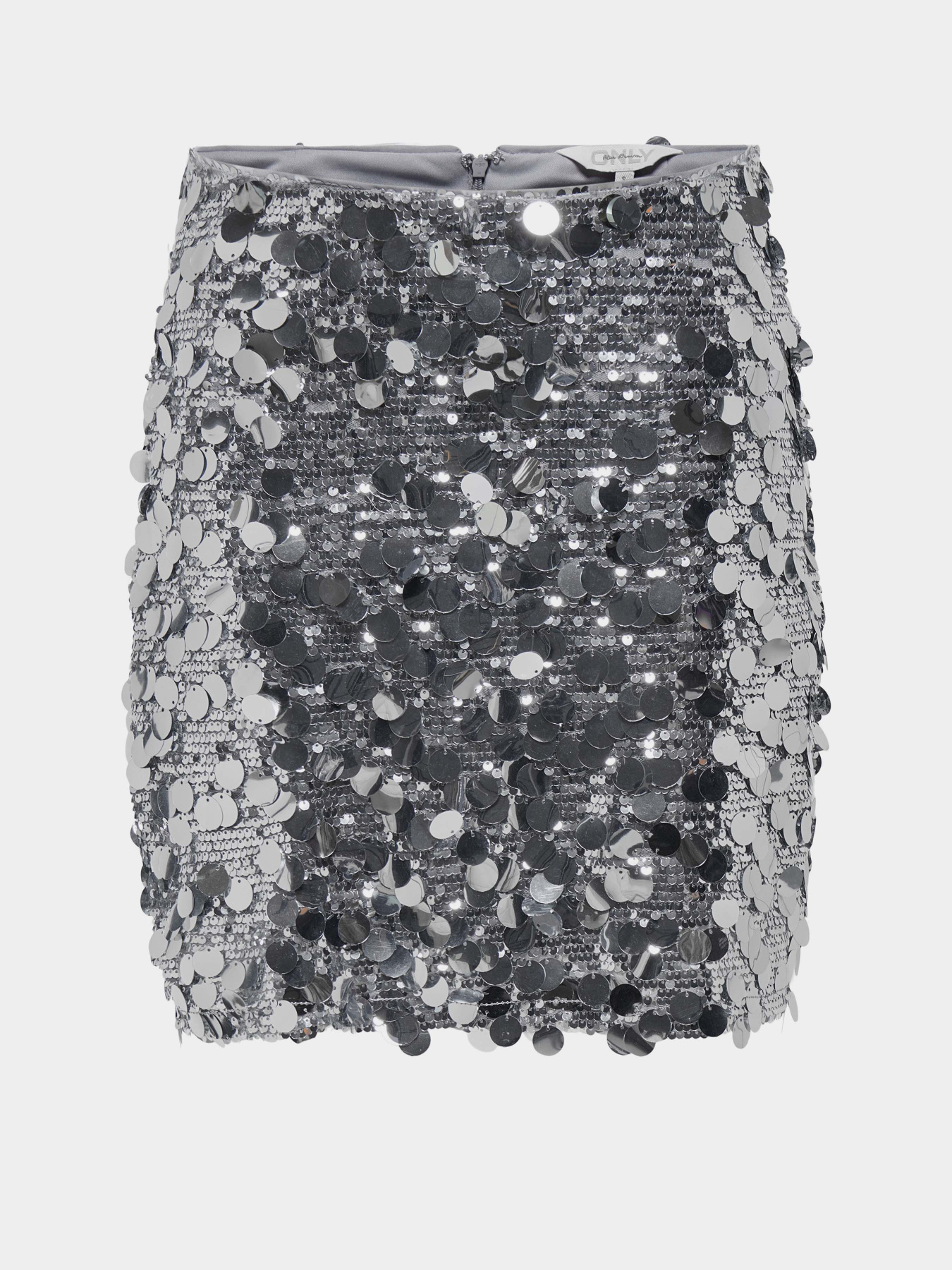 Юбка мини Only модель 15336231_Silver W SILVER SEQUINS Юбка мини Only модель 15336231_Silver W SILVER SEQUINS Фото