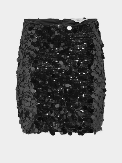 Спідниця міні Only модель 15336231_Black W BLACK SEQUINS — фото 5 - INTERTOP