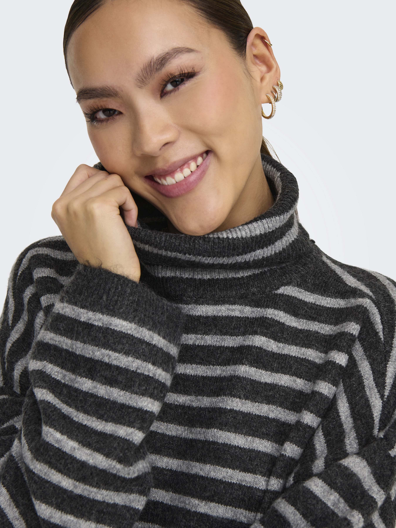 Светр Only модель 15329228_Dark Grey Melange LGM Светр Only модель 15329228_Dark Grey Melange LGM Фото