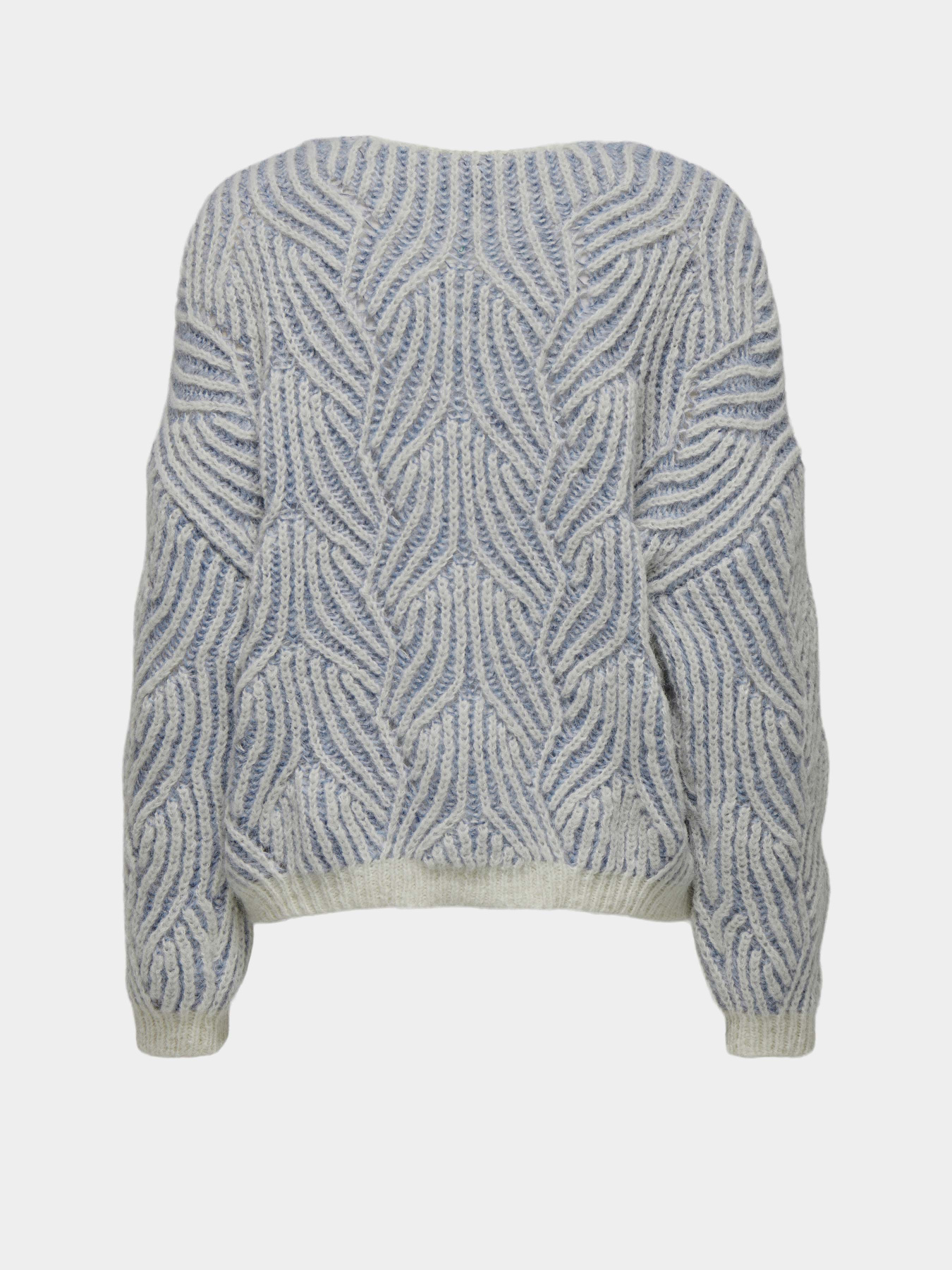 Джемпер Only модель 15334862_Cloud Dancer Green Sheen S Фото