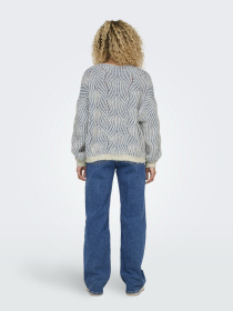 Джемпер Only модель 15334862_Cloud Dancer Green Sheen S Фото