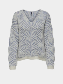 Джемпер Only модель 15334862_Cloud Dancer Green Sheen S Фото