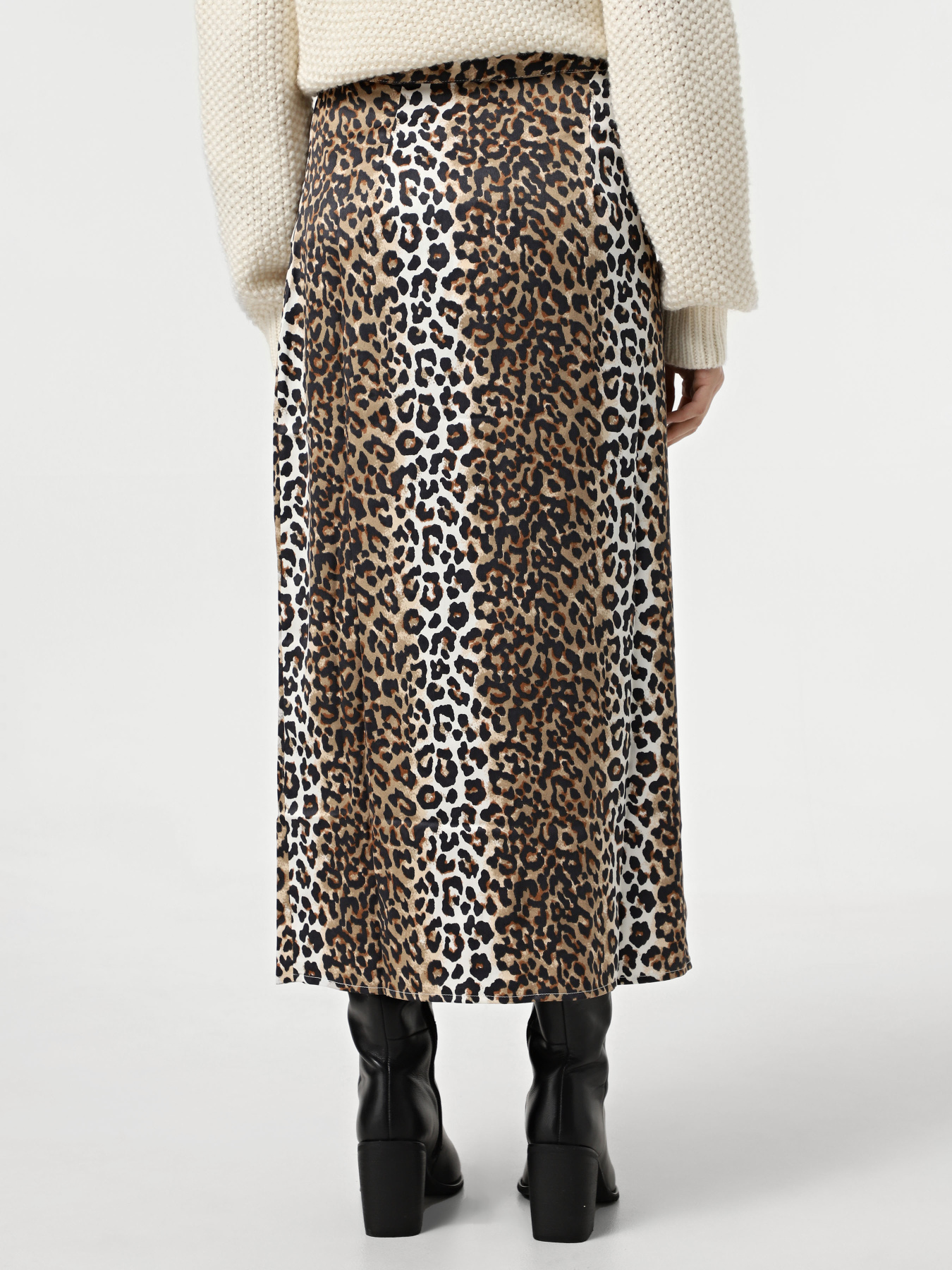 Спідниця міді Only модель 15314054_Timber Wolf Wildlife Фото