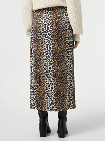 Спідниця міді Only модель 15314054_Timber Wolf Wildlife Фото