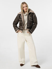 Дубленка Only модель 15325920_Walnut Simply Taupe Фото