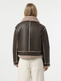 Дубленка Only модель 15325920_Walnut Simply Taupe Фото