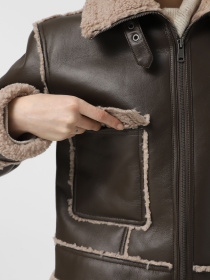 Дубленка Only модель 15325920_Walnut Simply Taupe Фото