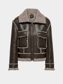 Дубленка Only модель 15325920_Walnut Simply Taupe Фото