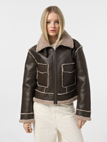 Дубленка Only модель 15325920_Walnut Simply Taupe Фото