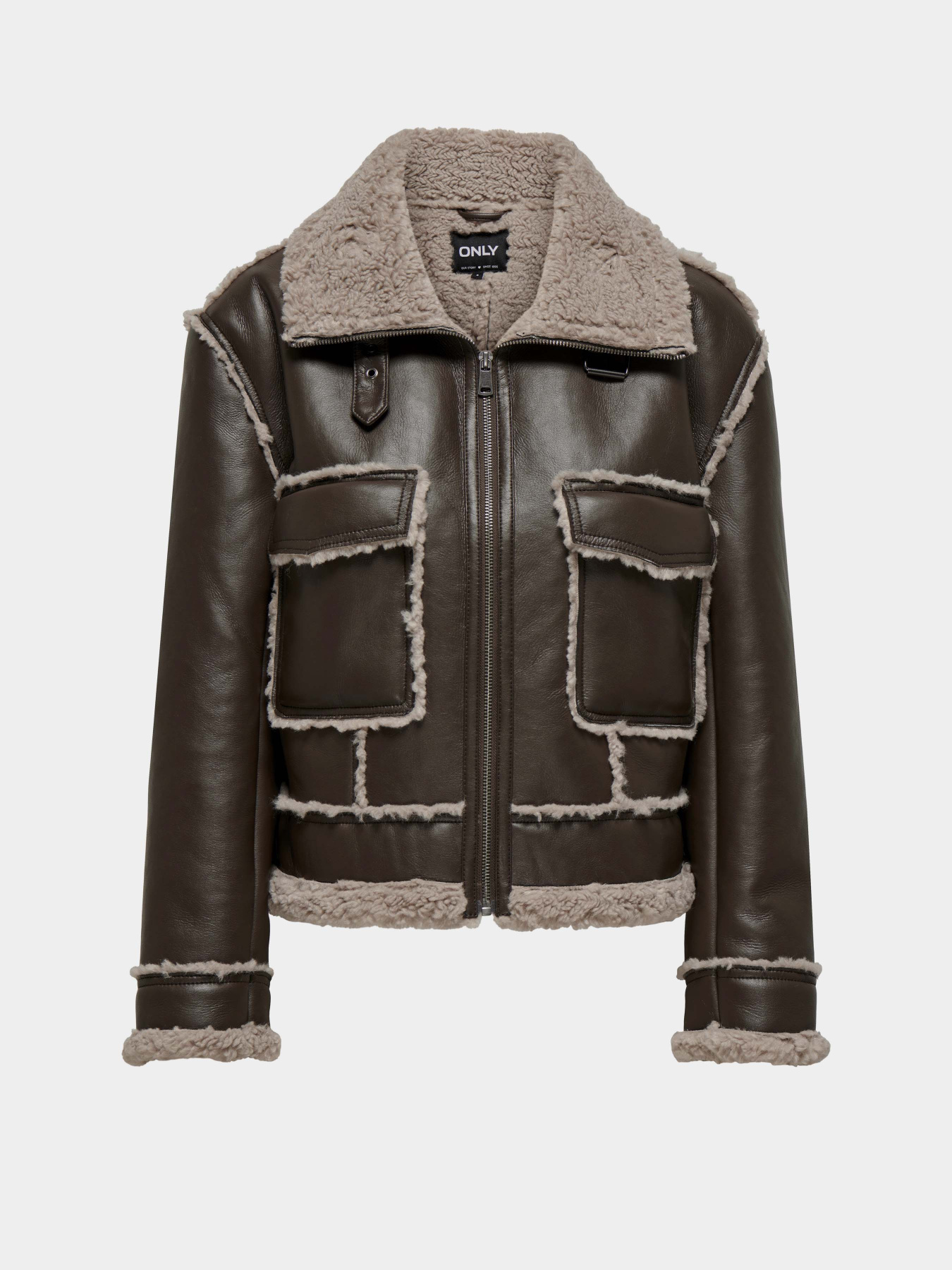 Дубленка Only модель 15325920_Walnut Simply Taupe Фото