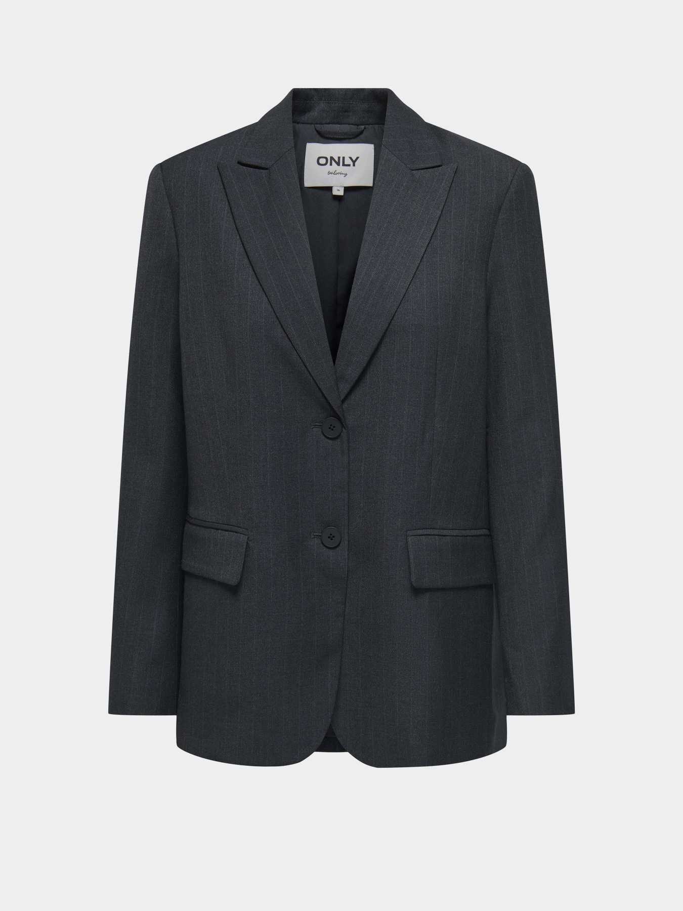 Піджак Only Модель 15334284_Dark Grey WHITE PINSTRIPES Фото