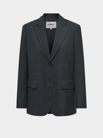 Піджак Only модель 15334284_Dark Grey WHITE PINSTRIPES Фото