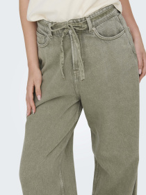 Повседневные штаны Only модель 15334347_Deep Lichen Green WASHED Повседневные штаны Only модель 15334347_Deep Lichen Green WASHED Фото