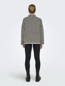 Свитер Only модель 15334883_Oatmeal Melange/Black Фото