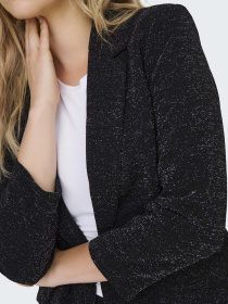 Піджак Only Модель 15331611_Black W. SILVER LUREX Фото