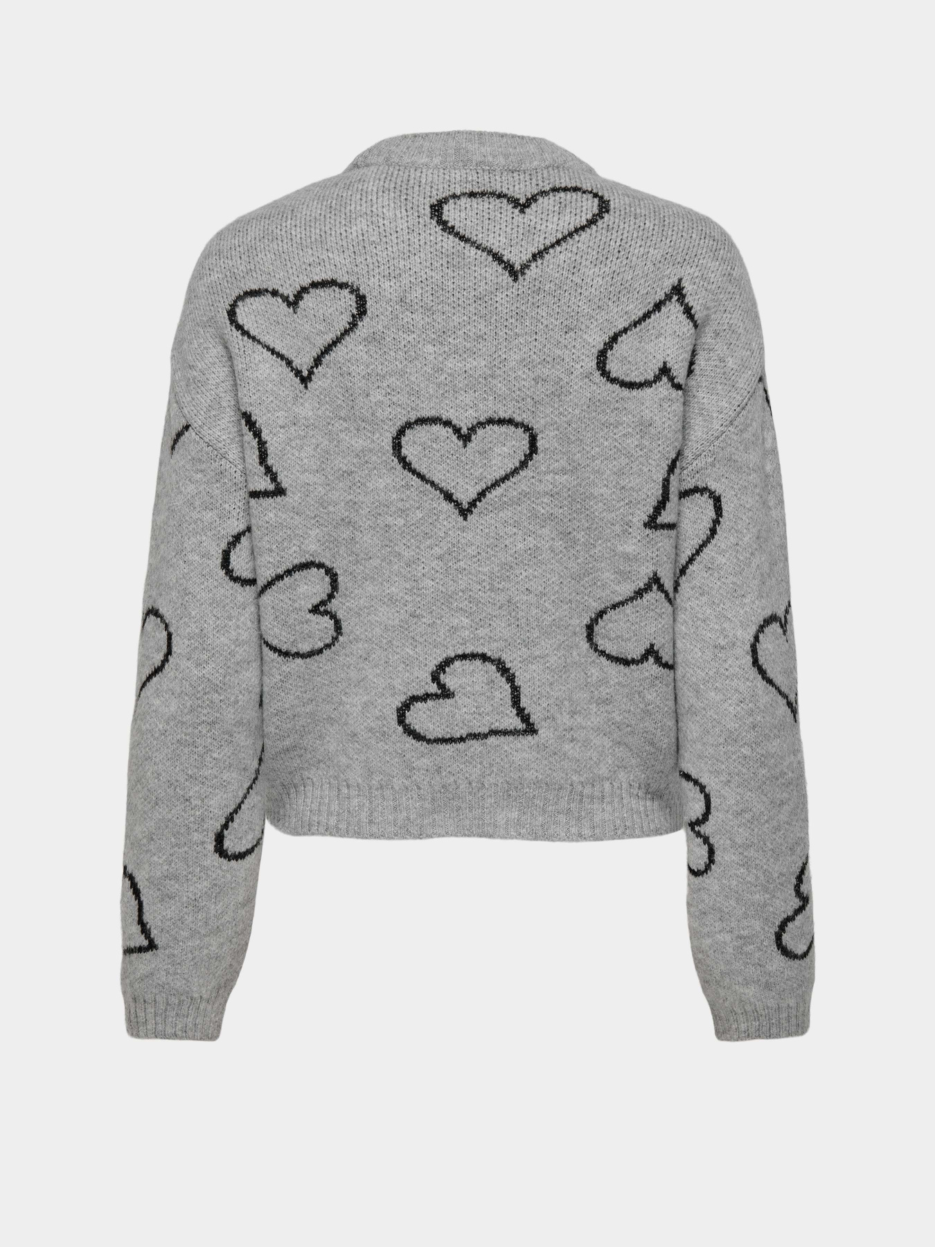 Джемпер Only модель 15335027_Light Grey Melange Black o Фото