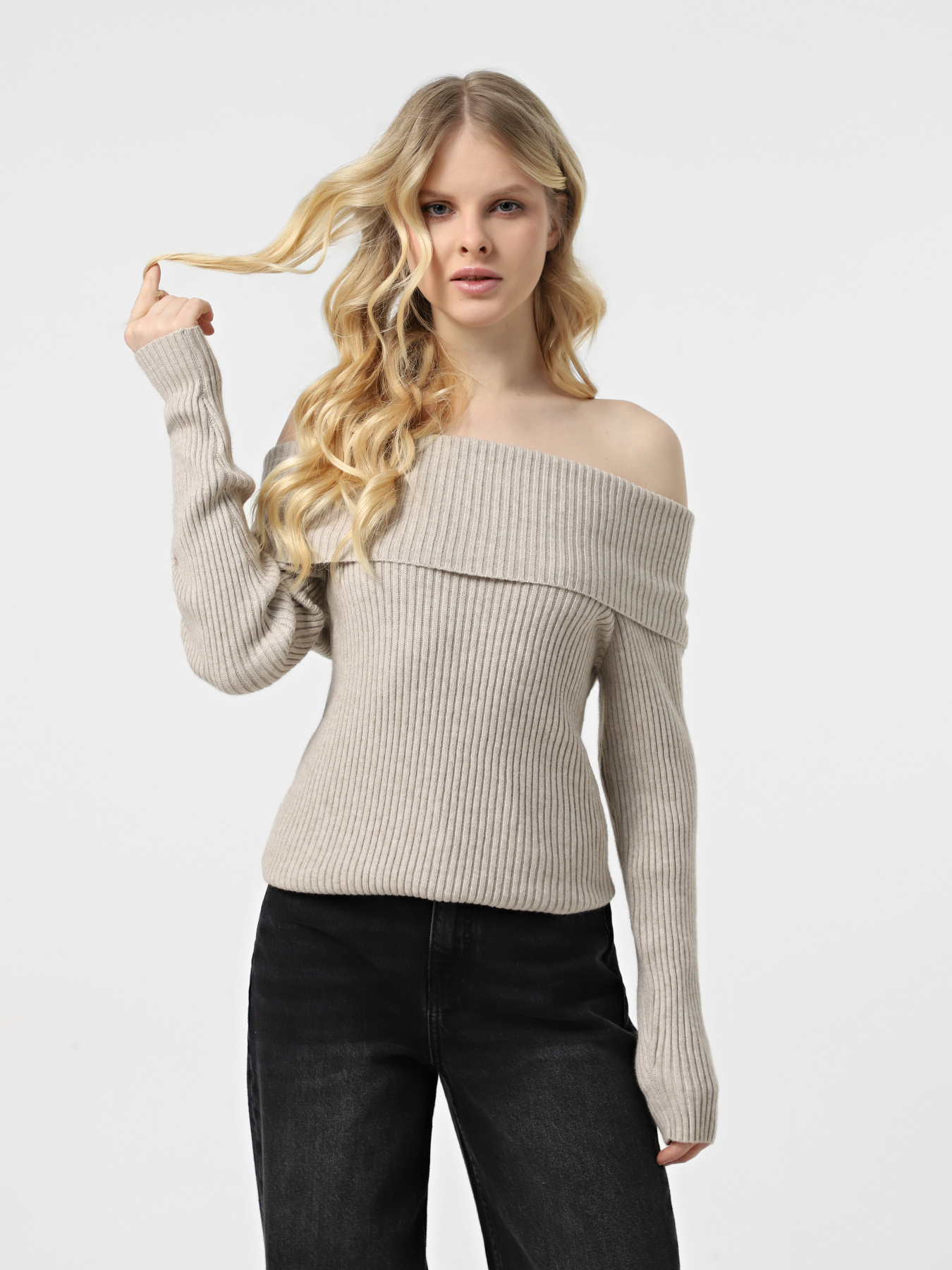 Джемпер Only модель 15311830_Nacreous Cloud Melange Джемпер Only модель 15311830_Nacreous Cloud Melange Фото